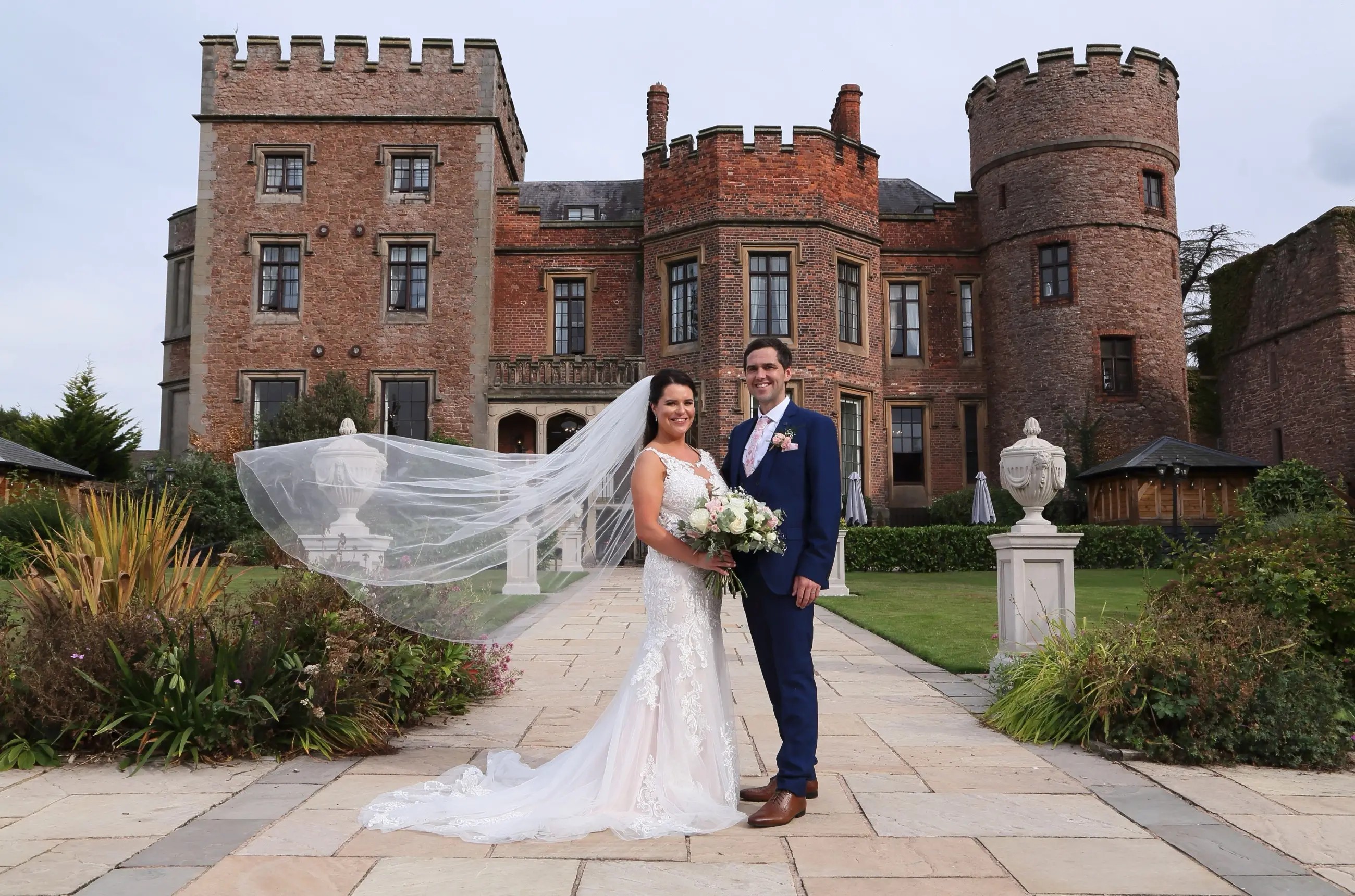 Melissa - An amazing wedding day at Rowton Castle. Mobile Image